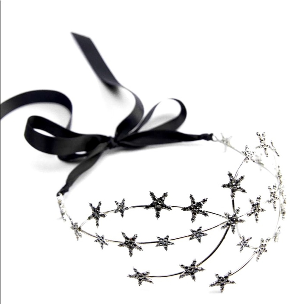 Zara Sparkly Star Floral Headband